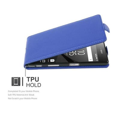 Sony Xperia Z5 Pungetui Flip Cover (Blå)