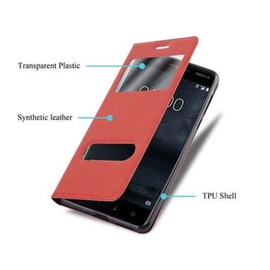 Pungetui Nokia 5 2017 Cover Case (Rød)