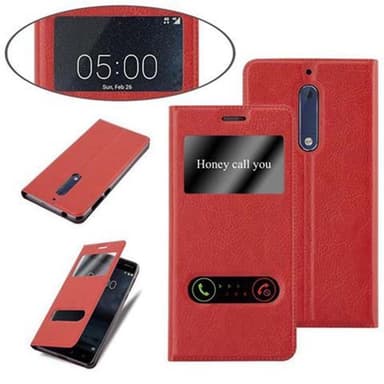 Pungetui Nokia 5 2017 Cover Case (Rød)