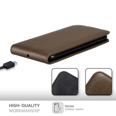 Sony Xperia C4 Pungetui Flip Cover (Brun)