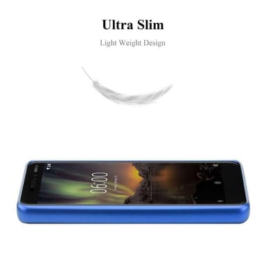 Nokia 6.1 Cover Etui Case (Blå)