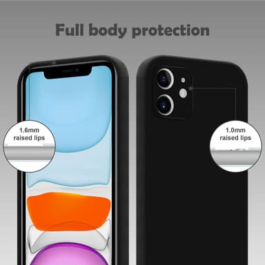 Cover iPhone 11 Etui Case (Sort)