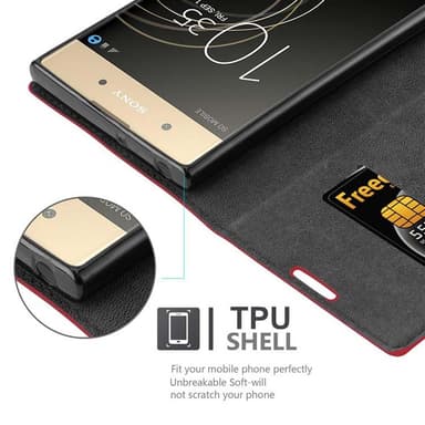 Sony Xperia XA1 PLUS Cover Etui Case (Rød)