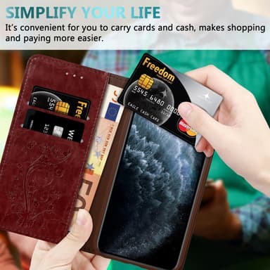 iPhone 11 PRO Pungetui Cover Case (Rød)