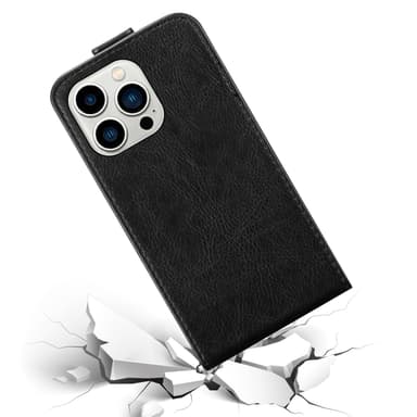 iPhone 14 PRO MAX Pungetui Flip Cover (Sort)