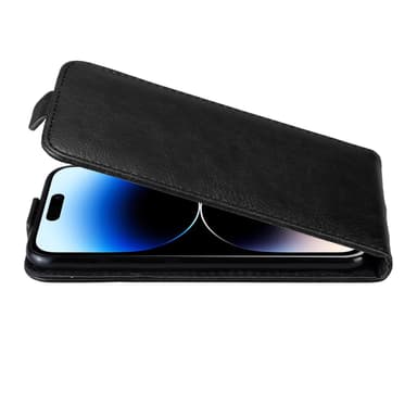 iPhone 14 PRO MAX Pungetui Flip Cover (Sort)