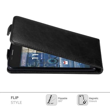Motorola MOTO G2 Pungetui Flip Cover (Sort)