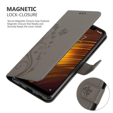 Xiaomi Pocophone F1 Pungetui Cover Case (Grå)