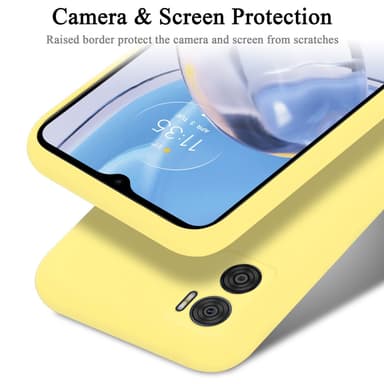 Motorola MOTO E22 / E22i Cover Etui Case (Gul)