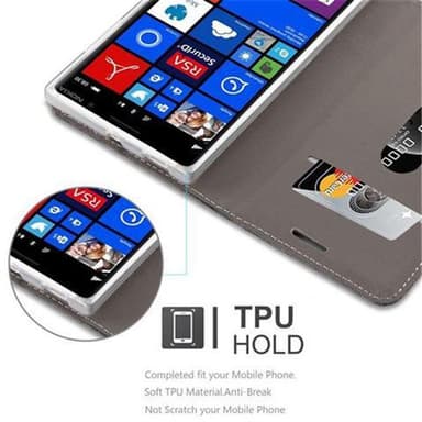 Nokia Lumia 830 Pungetui Cover Case (Grå)