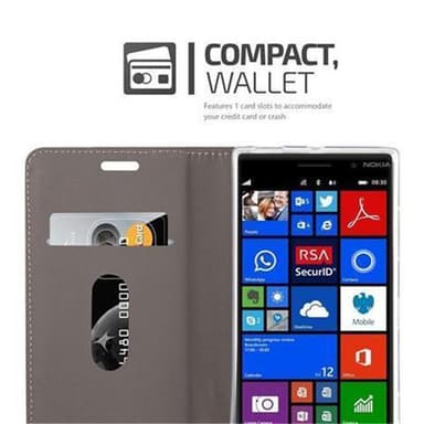Nokia Lumia 830 Pungetui Cover Case (Grå)