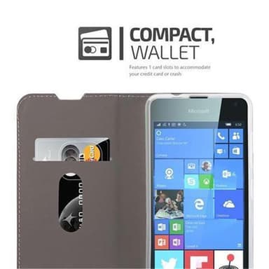 Nokia Lumia 650 Pungetui Cover Case (Grå)