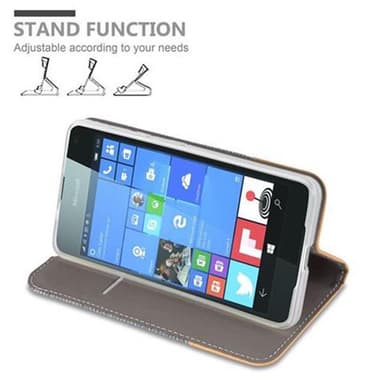 Nokia Lumia 650 Pungetui Cover Case (Grå)