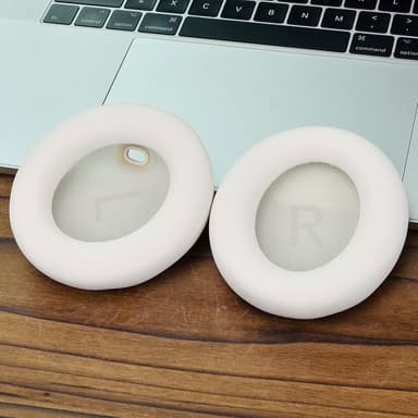 Udskiftningspuder til ørepuder, der er kompatible med Anker Space One høreværn Beige