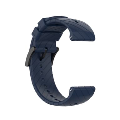Silikone Twill Extended Model Urrem Armbånd til Garmin Forerunner 22mm Blå