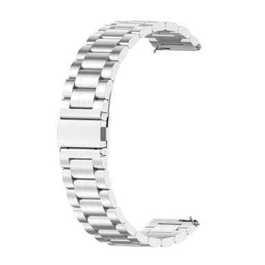 Urrem 22 mm Huawei Watch GT / Magic / TicWatch Pro rustfrit stål Sølv