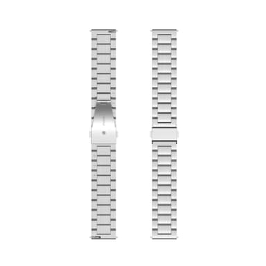 Urrem 22 mm Huawei Watch GT / Magic / TicWatch Pro rustfrit stål Sølv