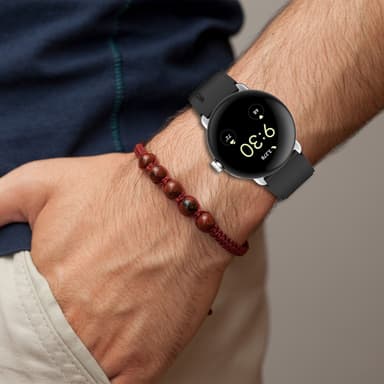 Silikone-armbåndsrem der er kompatibelt med Google Pixel Watch 1/2 Sort