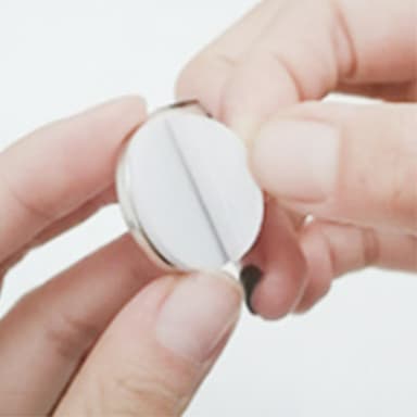 10-pak super stærke neodymmagneter med selvklæbende bagside Sølv 15 x 3mm