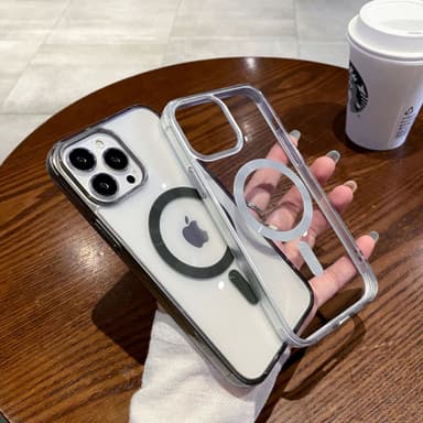 TPU farverigt magnetisk telefoncover i glas, slidbestandigt stødsikkert MultiColor iPhone 15 Pro
