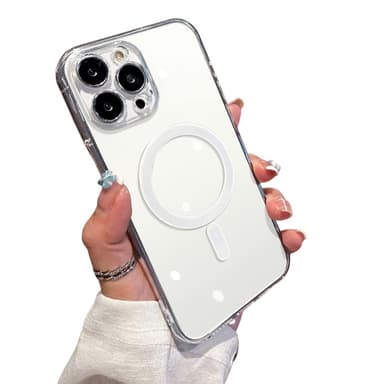 TPU farverigt magnetisk telefoncover i glas, slidbestandigt stødsikkert MultiColor iPhone 15 Pro