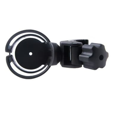 Roterbar flaskeholder til cykel sort