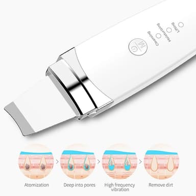 Ansigtsrens til ultralyd peeling Hvid