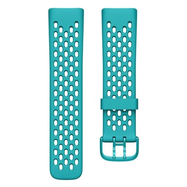 Fitbit Charge 5 armbånd sports silikone 3-pak turkis / koral / hvid