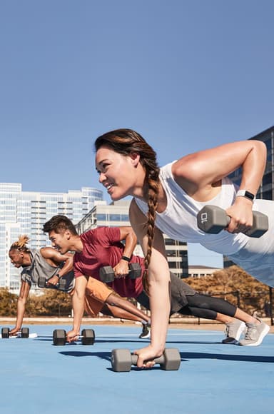 Fitbit Charge 5 armbånd sports silikone 3-pak turkis / koral / hvid