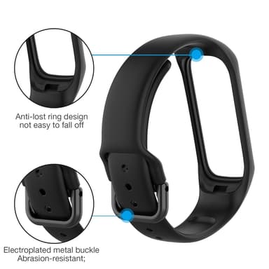 Samsung Galaxy Fit 2 SM-R220 urarmbånd TPE Sort