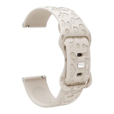 18 mm silikone urrem til Garmin Forerunner 265S, Fossil GEN6, Huawei honor Guld
