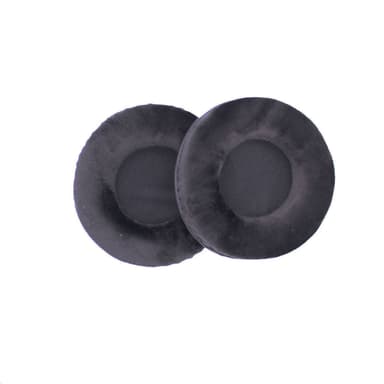 1 par universelle, runde flannel-øretelefonbetræk til ørepuder 9.5 cm