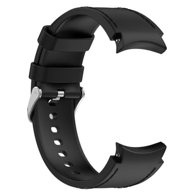 Silikone ensfarvet armbåndsurrem til Samsung Galaxy Watch Sort S