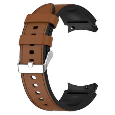 Silikone ensfarvet armbåndsurrem til Samsung Galaxy Watch Brun S