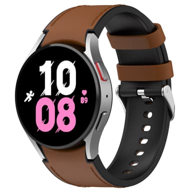 Silikone ensfarvet armbåndsurrem til Samsung Galaxy Watch Brun S
