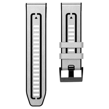 TPU urrem til Garmin Fenix7/6/5 22mm Hvid