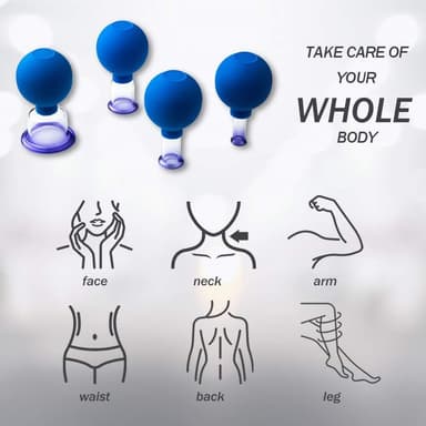 Cupping til behandling og massage 4 stk