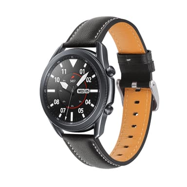 Samsung Galaxy Watch 3 (41 mm) armbånd læder Sort