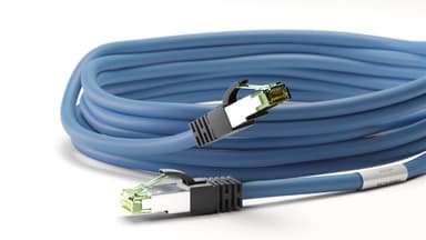 CAT 8.1 Patchkabel, S/FTP (PiMF), blå