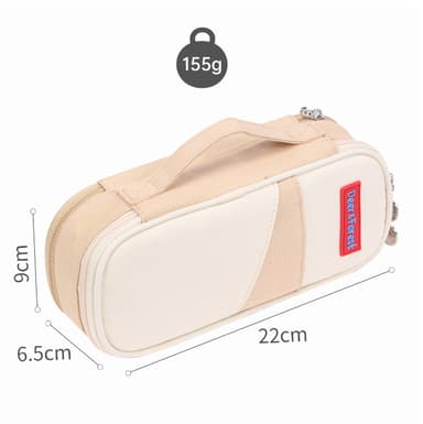 Penalhus med stor kapacitet Beige