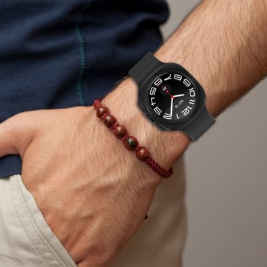 Samsung Watch Ultra 47 mm silikonebånd med magnetlås Sort