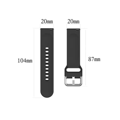 Silikone urrem til Garmin Bounce Small Size Sort