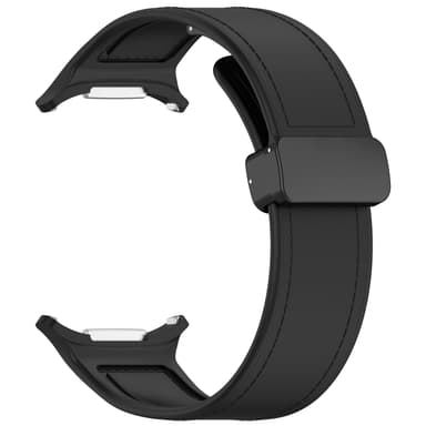 Samsung Watch Ultra 47 mm silikonebånd med magnetlås Sort