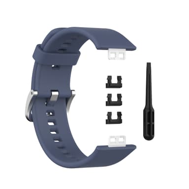 Silikone Watch Armbånd Urrem til Huawei Watch Fit (TIA-B09/TIA-B19) Blå