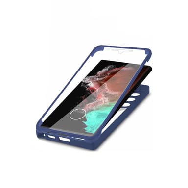 TPU-materiale 360° altomfattende mobiltelefonetui til Samsung-telefoner Blå Samsung Galaxy S23