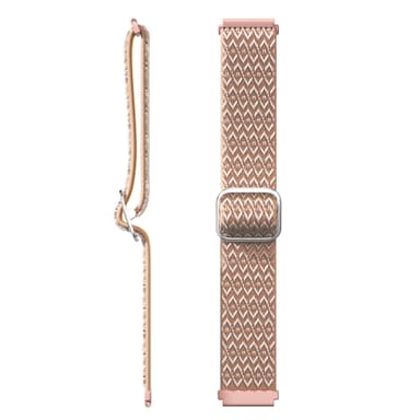 Nylon urrem til Samsung Galaxy Watch 4 40mm/44mm Sort