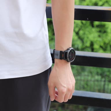26 mm urrem til Garmin Fenix 3/5/5X/6X/7X Grå