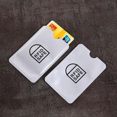 12 pakke RFID-blokeringskorthylstre EN