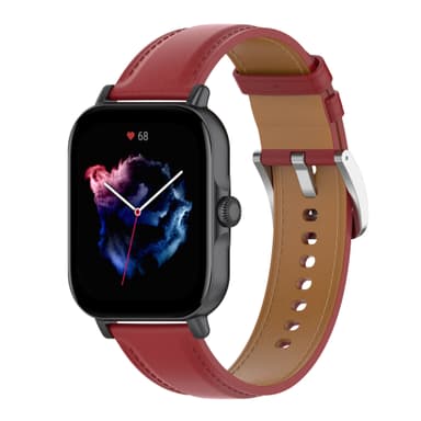 Udskiftning af urrem til Samsung Galaxy Watch 3 Samsung Gear S3 Classic Rød 22 mm