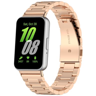 Urrem i rustfrit stål til Samsung Galaxy Fit 3 Rose guld